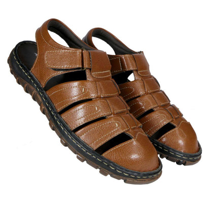 AM PM Men's Daily wear Leather Sandals