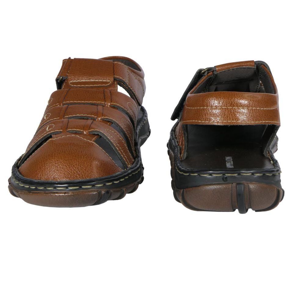 AM PM Men's Daily wear Leather Sandals