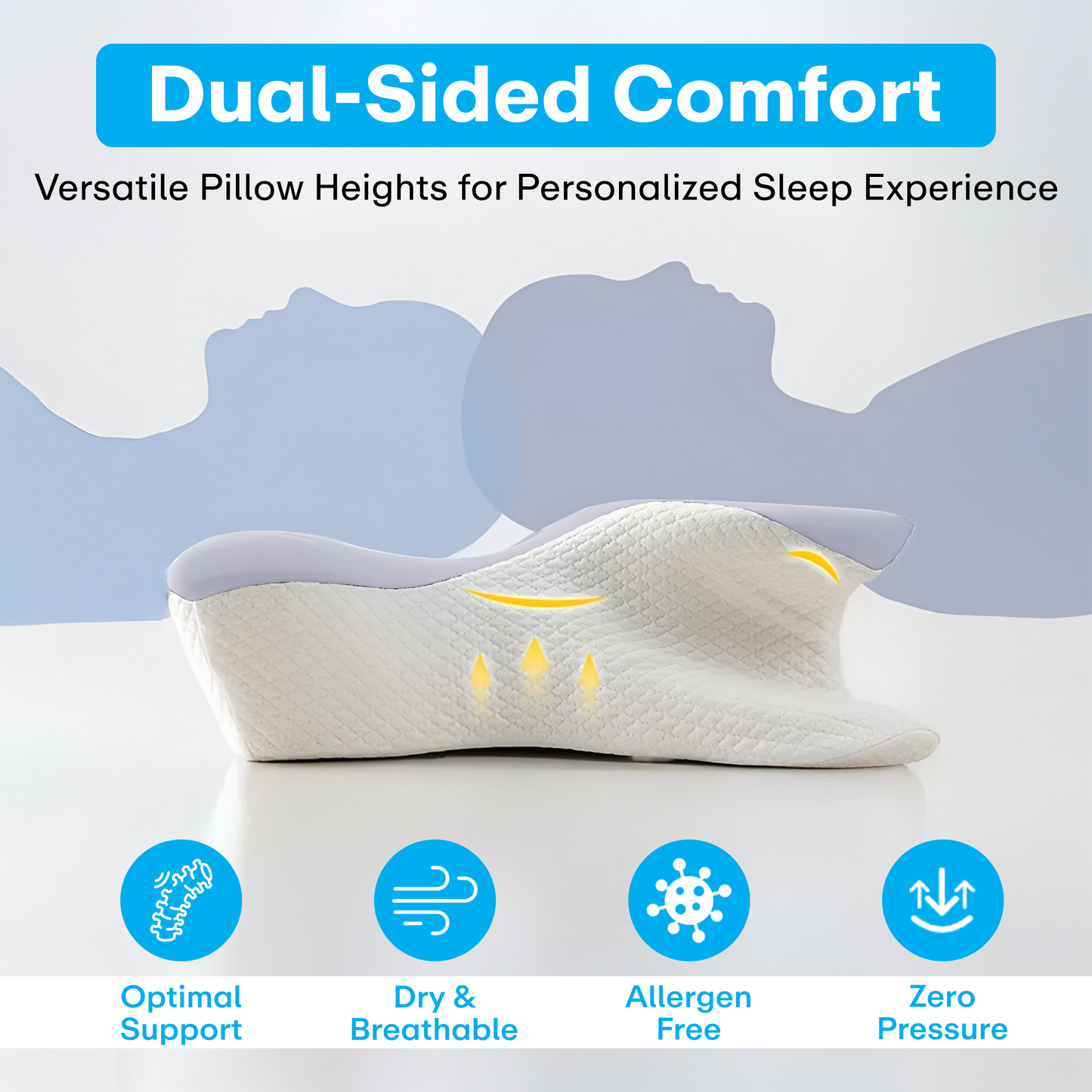 Prime Pick Butterfly Shape Cervical Pillow For Shoulder And Neck